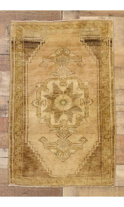 2 x 3 Vintage Turkish Yastik Rug 51436