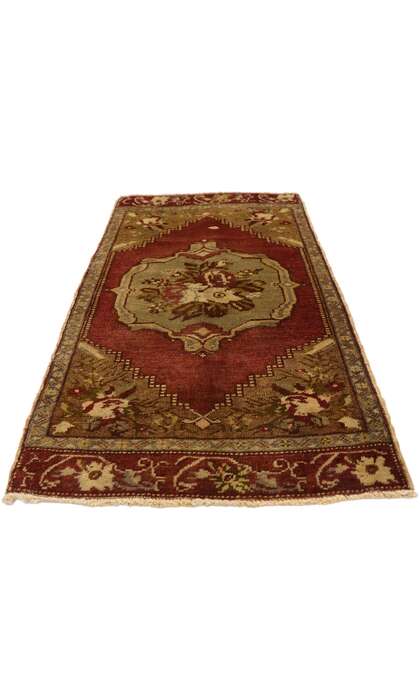 2 x 3 Vintage Turkish Yastik Rug 51439