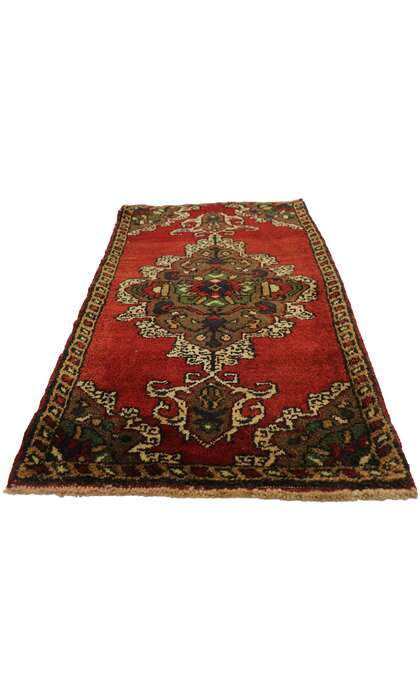 2 x 4 Vintage Turkish Yastik Rug 51468