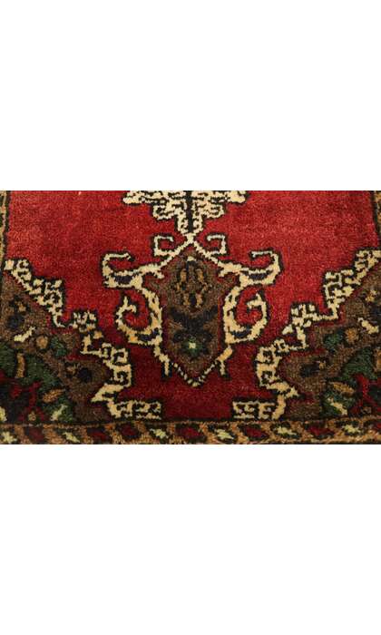 2 x 4 Vintage Turkish Yastik Rug 51468