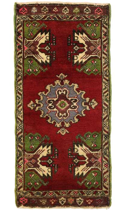 2 x 3 Vintage Turkish Yastik Rug 51470