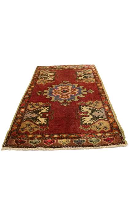 2 x 3 Vintage Turkish Yastik Rug 51472