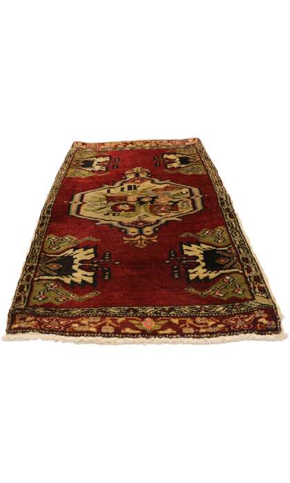 2 x 3 Vintage Turkish Yastik Rug 51477