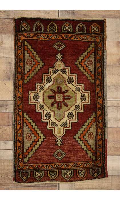 2 x 3 Vintage Turkish Yastik Rug 51480