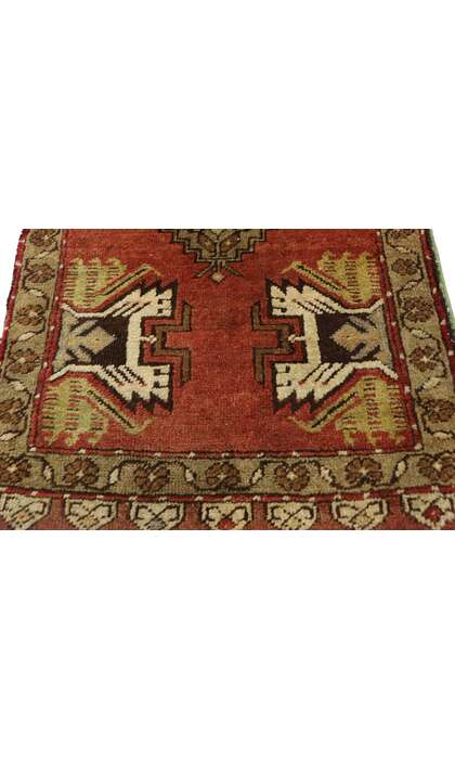 2 x 3 Vintage Yastik Rug 51481