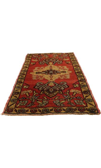 2 x 3 Vintage Turkish Yastik Rug 51483