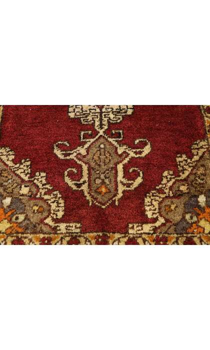 2 x 4 Vintage Turkish Yastik Rug 51486