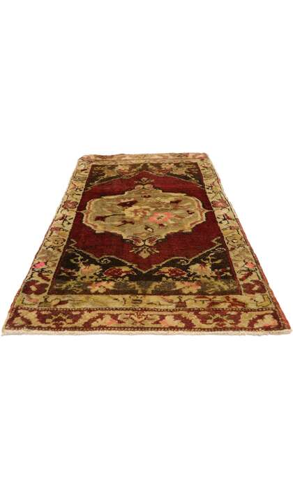 2 x 3 Vintage Turkish Yastik Rug 51491