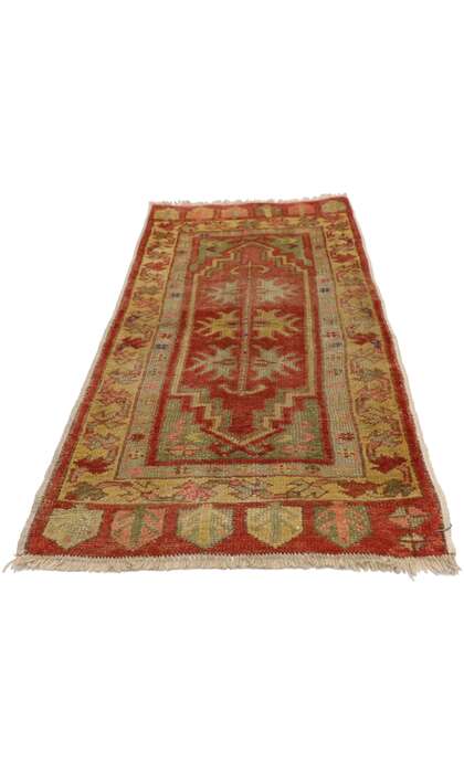 2 x 3 Vintage Turkish Yastik Rug 51493