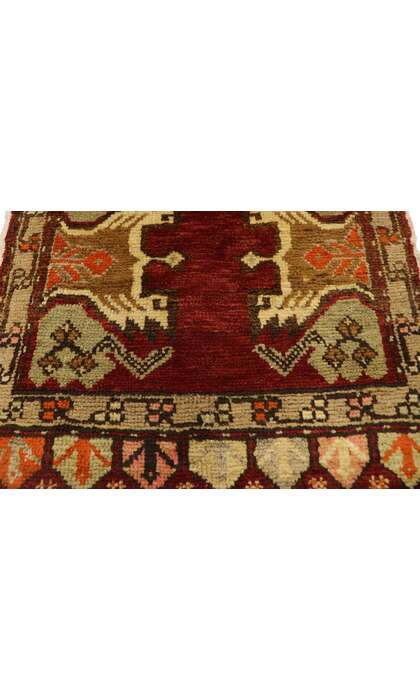 2 x 3 Vintage Turkish Yastik Rug 51494