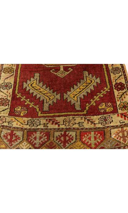 2 x 3 Vintage Turkish Yastik Rug 51496