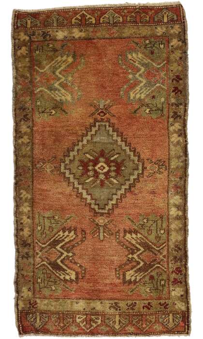 2 x 3 Vintage Turkish Yastik Rug 51502