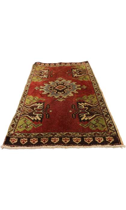 2 x 3 Vintage Turkish Yastik Rug 51508