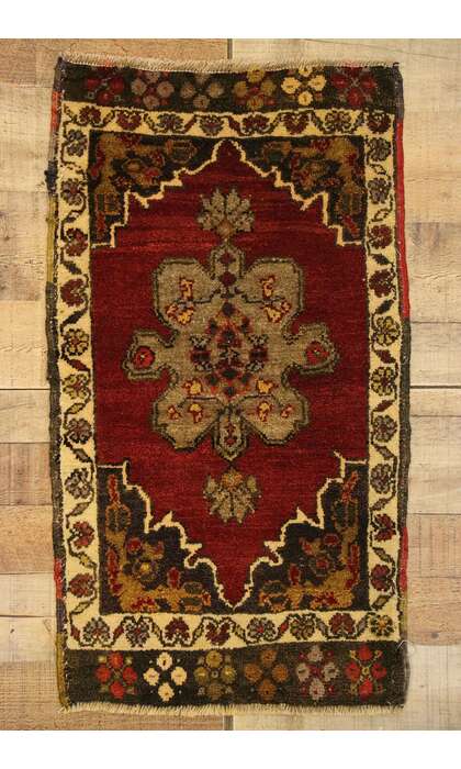 2 x 3 Vintage Turkish Yastik Rug 51817