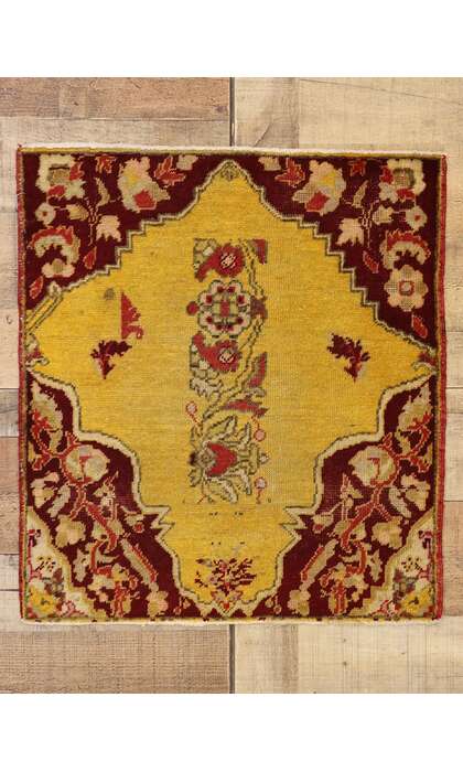 2 x 2 Vintage Turkish Yastik Rug 51818