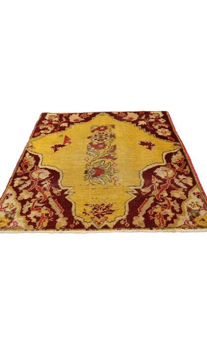 2 x 2 Vintage Turkish Yastik Rug 51818