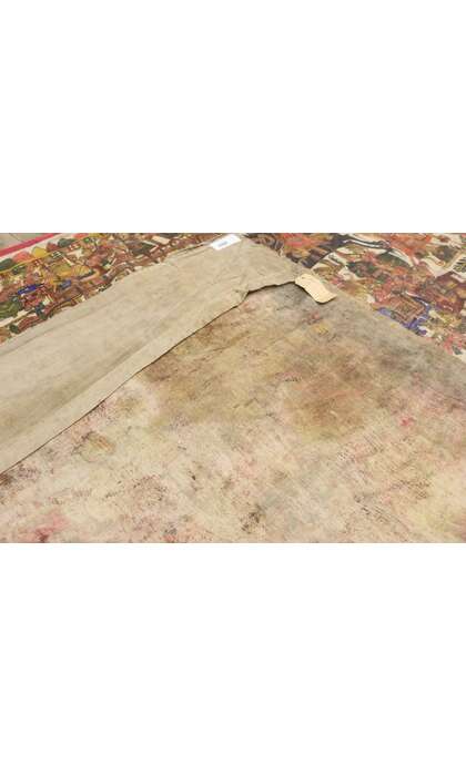 5 x 16 18th Century Antique Indian Medieval Tapestry after the Battle of Karnal in 1739