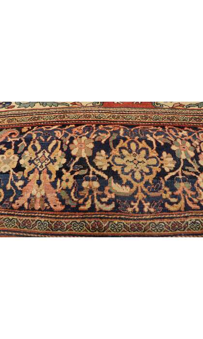 11 x 13 Antique Persian Farahan Rug 76780