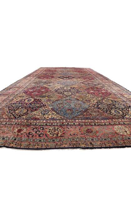 11 x 24 Antique Persian Kerman Rug 76837