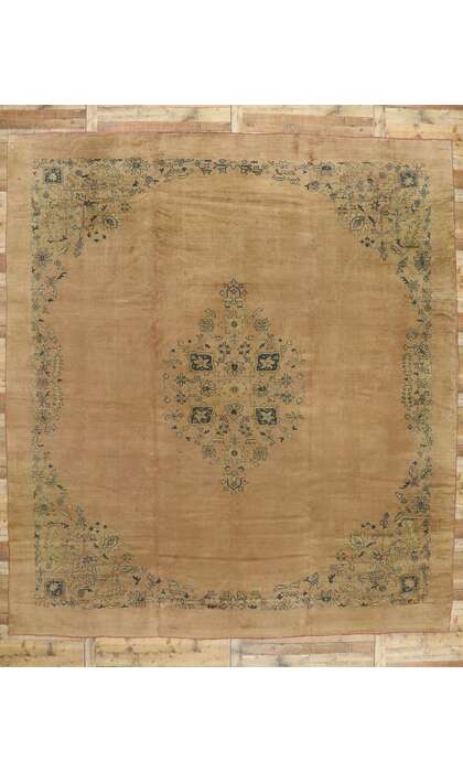 12 x 14 Antique Turkish Oushak Rug 50214