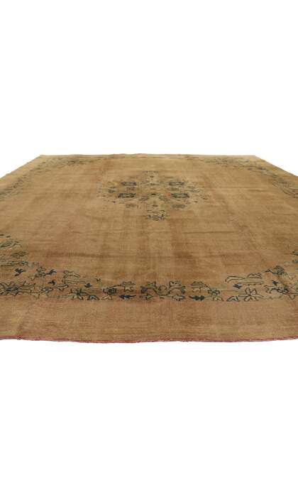 12 x 14 Antique Turkish Oushak Rug 50214