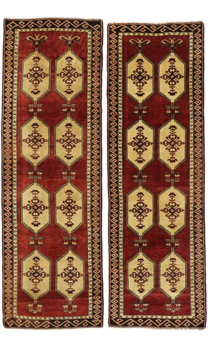 4 x 13 Vintage Turkish Oushak Rug 50469