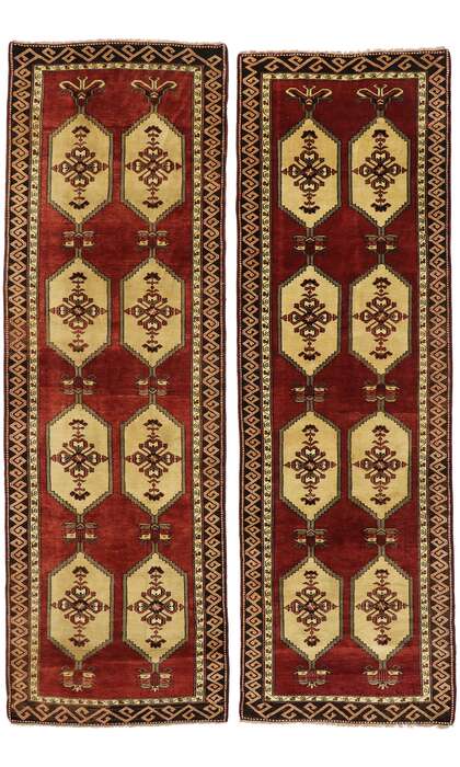 4 x 13 Vintage Turkish Oushak Rug 50470