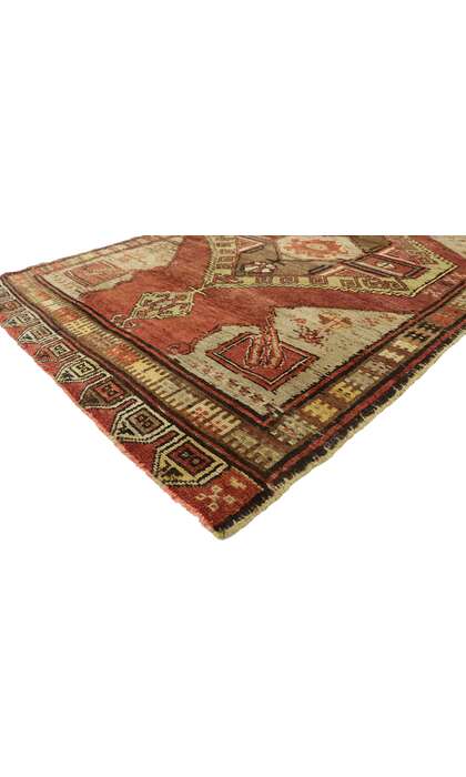 5 x 13 Vintage Turkish Oushak Rug 50644