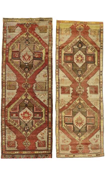 5 x 13 Vintage Turkish Oushak Rug 50644