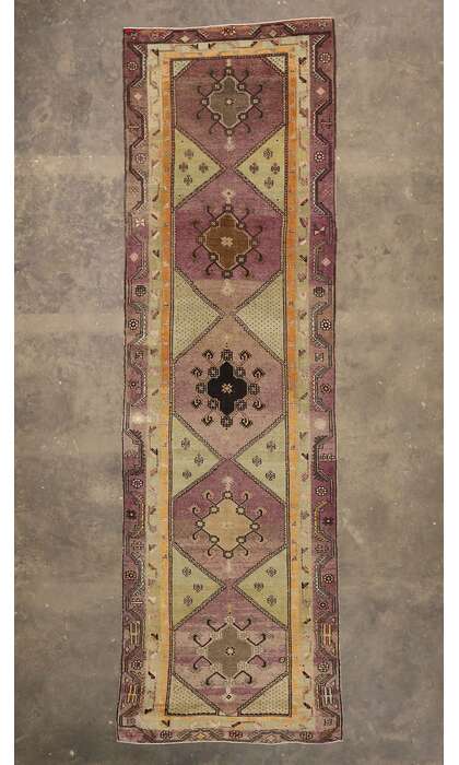6 x 18 Vintage Turkish Oushak Rug 52169