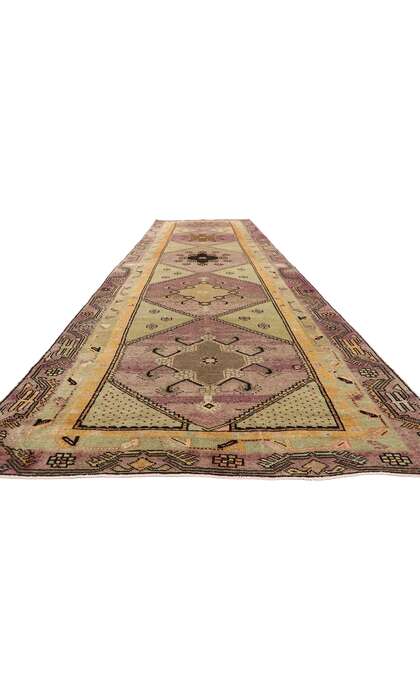 6 x 18 Vintage Turkish Oushak Rug 52169