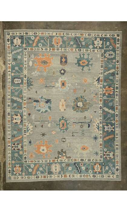 12 x 16 Colorful Oushak Rug 52812