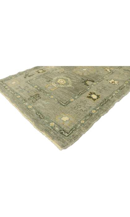 3 x 11 Gray Turkish Oushak Runner 52816