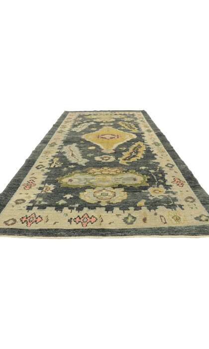 5 x 10 Colorful Turkish Oushak Rug 52817