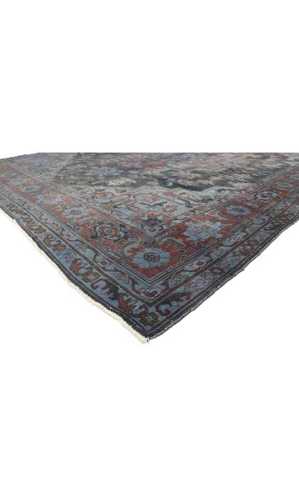 10 x 13 Antique Turkish Heriz Rug 52839