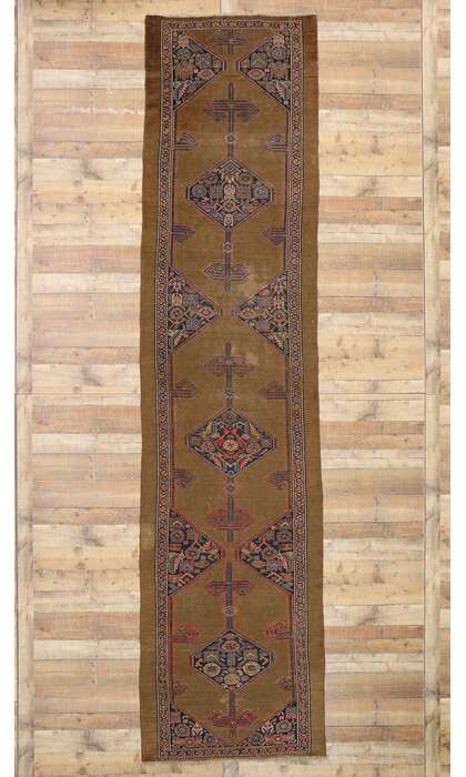 4 x 15 Antique Persian Malayer Runner 72313