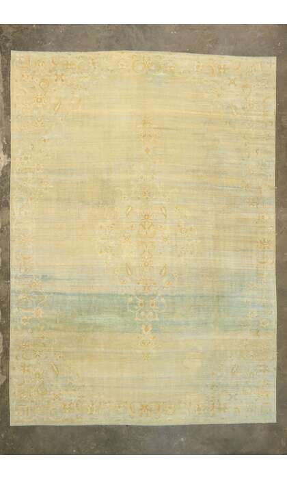 12 x 17 Antique Indian Agra Rug 72621 w