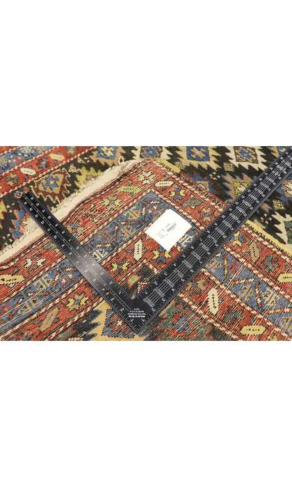 3 x 14 Antique Persian Kurdish Rug 73255