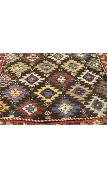 3 x 14 Antique Persian Kurdish Rug 73255