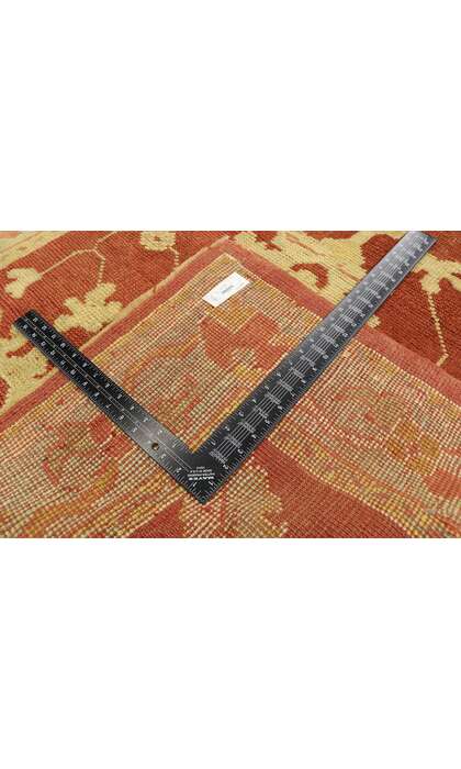 4 x 21 Antique Turkish Oushak Rug 73535
