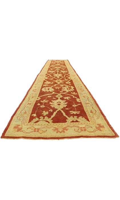 4 x 21 Antique Turkish Oushak Rug 73535