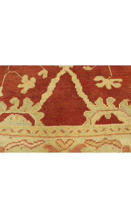 4 x 21 Antique Turkish Oushak Rug 73535