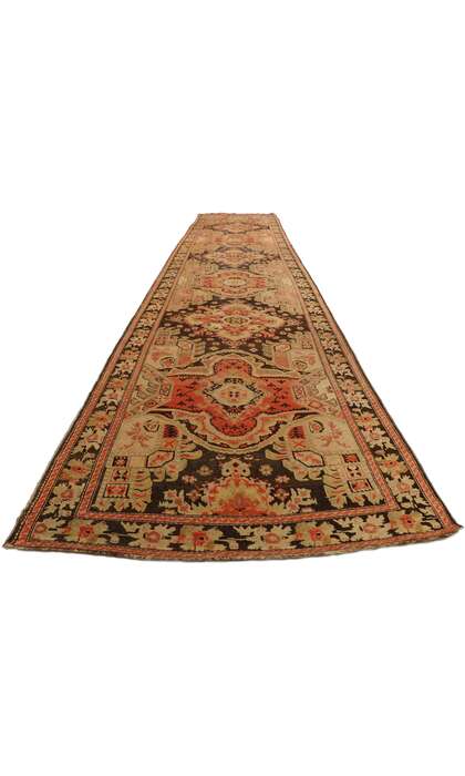 4 x 20 Antique Caucasian Karabagh Rug 74034