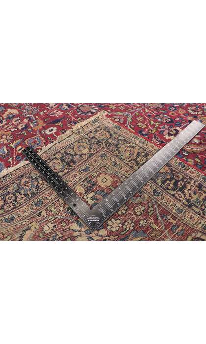 6 x 22 Antique Persian Mashhad Rug Runner 74286