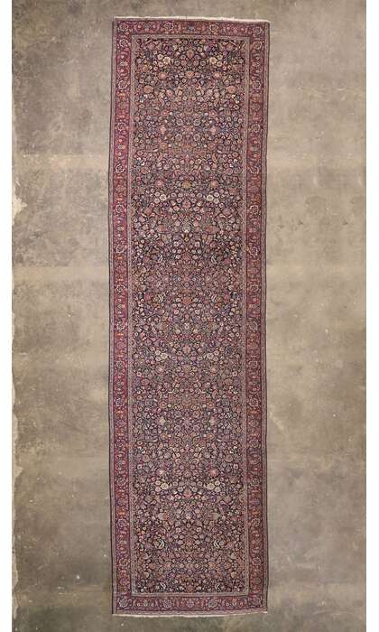 6 x 21 Antique Persian Mashhad Rug Runner 74288