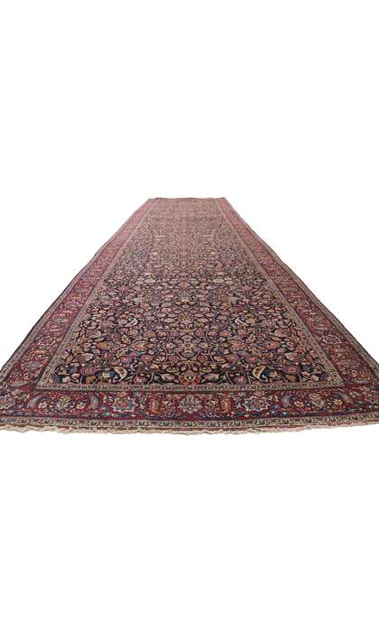 6 x 21 Antique Persian Mashhad Rug Runner 74288