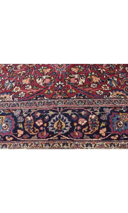 5 x 21 Antique Persian Mashhad Rug Runner 74289
