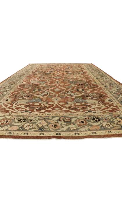 10 x 15 Late 19th Century Antique Persian Sultanabad Rug 74840