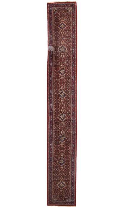 3 x 21 Antique Indian Bijar Rug 74967