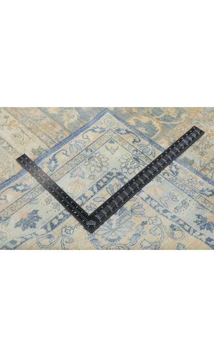 12 x 19 Antique Persian Kerman Rug 76737 backside